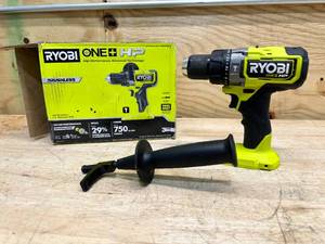 lot 120 image: RYOBI ONE HP 18V Brushless Cordless 12 in. Hammer Drill (Tool Only)