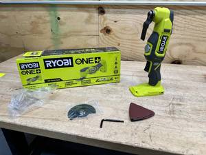 lot 141 image: RYOBI ONE 18V Cordless Oscillating Multi-Tool (Tool Only)