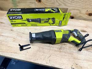 lot 146 image: RYOBI 12 Amp Corded Reciprocating Saw
