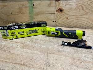 lot 154 image: RYOBI USB Lithium Cordless High Pressure Portable Inflator- Tool Only
