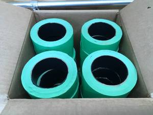 lot 162 image: Case of Green Masking Tape