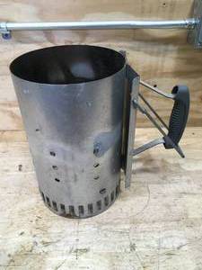 lot 166 image: Weber Rapidfire Compact Chimney Starter Charcoal Grill Accessory