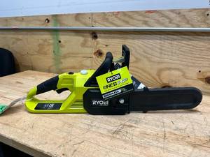 lot 171 image: RYOBI 18V  HP 10 CHAINSAW KIT- Tool Only