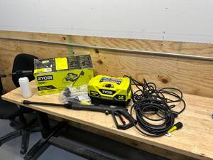 lot 173 image: RYOBI 1800 PSI 1.2 GPM Cold Water Corded Electric Pressure Washer