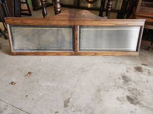 lot 16 image: Wooden vintage Panel - bar back