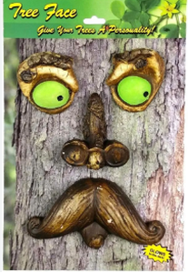 lot 363 image: LOT OF 4 Mustache Tree Face