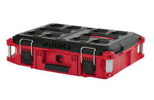 lot 392 image: Milwaukee PACKOUT 22 in. Medium Red Tool Box with 75 lbs. Weight Capacity