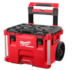 lot 94 image: Milwaukee PACKOUT 22 Rolling Modular Tool Box