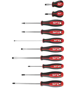 lot 230 image: 10PCS Milwaukee Combination Screwdriver Set