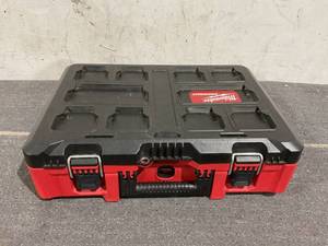 lot 122 image: Milwaukee PACKOUT 16 Portable Modular Tool-Box Case