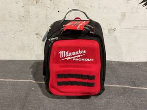 lot 162 image: Milwaukee 15 PACKOUT Tool Backpack