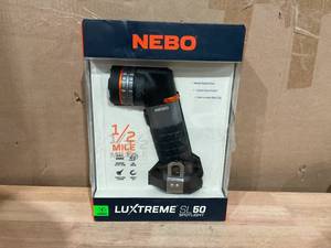 lot 457 image: Nebo Luxtreme SL50 .5-Mile-Beam Rechargeable Spotlight