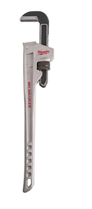 lot 26 image: Milwaukee 24 Aluminum Pipe Wrench
