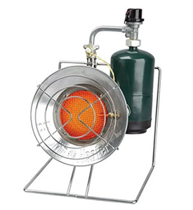 lot 439 image: Mr. Heater MH-F242300 15,000 BTU Propane Gas Tank Top Outdoor Heater and Cooker