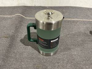 lot 195 image: Stanley Classic Stay-Hot French Press Coffee Maker 48 oz  5 Minute Brew, 4 Hours Hot