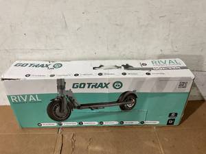 lot 33 image: GOTRAX Rival Adult Electric Scooter, 8.5 Pneumatic Tire, Max 12 mile Range and 15.5Mph Speed, 250W Foldable Escooter