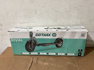 lot 34 image: GOTRAX Rival Adult Electric Scooter, 8.5 Pneumatic Tire, Max 12 mile Range and 15.5Mph Speed, 250W Foldable Escooter