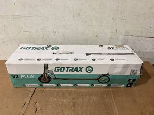 lot 36 image: GOTRAX G2Plus Foldable Electric Scooter Age of 8 with 6 Tires, 200W 12mph