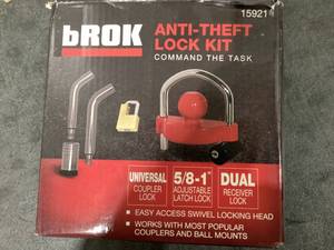lot 673 image: Brok Products 15921 Keyed Alike Anti-Theft Lock Kit