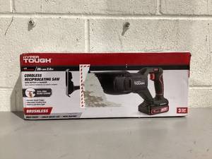 lot 579 image: Hyper Tough 20V Max Lithium-ion Cordless Reciprocating Saw