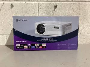 lot 603 image: VANKYO Leisure 470 HD Mini Projector with Roku Express Streaming Player