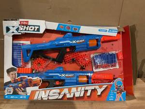 lot 351 image: XSHOT Insanity Berzerko (48 Darts) Dart Blaster by ZURU, Outdoor Toys for Ages 8