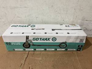 lot 43 image: GOTRAX G2Plus Foldable Electric Scooter Age of 8 with 6 Tires, 200W 12mph