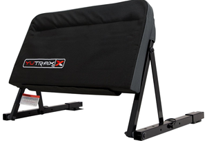 lot 319 image: Yutrax Universal Mount ATV Backrest, Heavy-Duty Steel Seat Frame, Adjustable Seat Back Positions, 2 Thick Cushion, Folds Down Flat When Not in Use