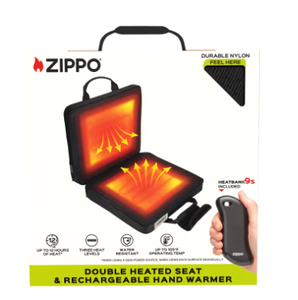 lot 329 image: Zippo Double Heated Seat and Rechargeable Hand Warmer