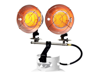 lot 456 image: Mr. Heater MH30TS Double Tank Top Propane Heater with Spark Ignition 10,00012,000,15,000 BTU