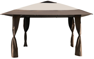 lot 617 image: Caravan Canopy Haven Instant Canopy, BeigeBrown