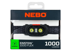 lot 633 image: NEBO Einstein 1000L Flex Headlamp