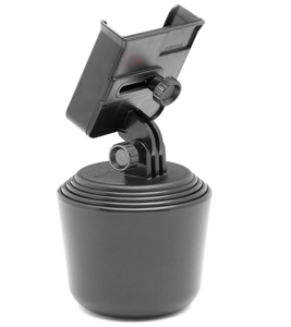 lot 661 image: WeatherTech CupFone XL, Universal Cup Holder for Car, Phone Mount Automobile Cradle with Black Plastic Knobs