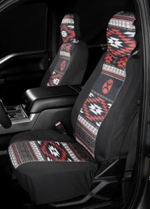 lot 662 image: Hooey Auto Seat and Headrest Cover  Set of two