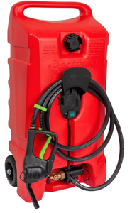 lot 679 image: Scepter Flo N Go 14 Gallon (53 Liter) Powered Fueling Station, Portable Gas Caddy with Fill-Rite Transfer Pump and 10-Foot Hose