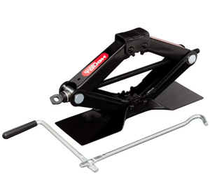 lot 695 image: Hyper Tough T10152W Scissor Jack, 1.5 Ton Black