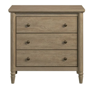 lot 64 image: My Texas House Monroe 3 Drawer Nightstand with USB