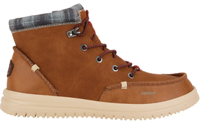 lot 548 image: HEYDUDE Mens Bradley Cognac Boots Size 13