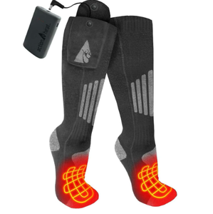 lot 550 image: ActionHeat 3.7V Rechargeable Battery Heated Socks 2.0 with Remote Control  Cotton Thermal Socks Size LXL