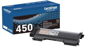 lot 600 image: Brother Genuine High Yield Toner Cartridge, TN450, Replacement Black Toner