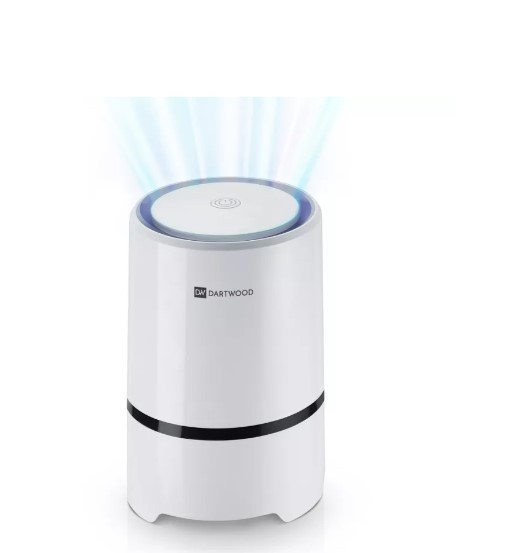 lot 741 image: Dartwood Mini Portable Air Purifier with HEPA Filter