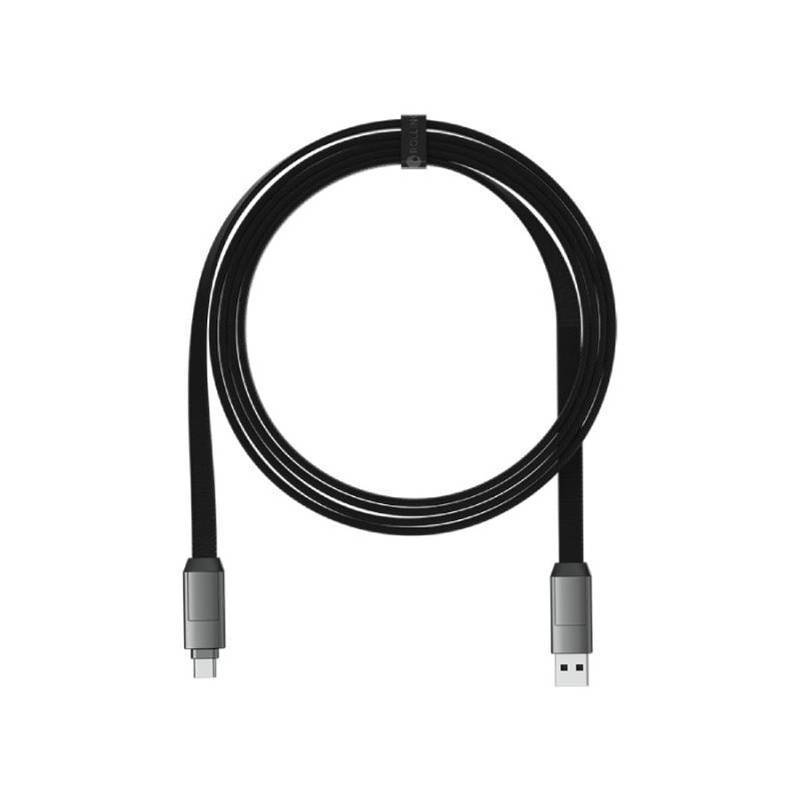 lot 898 image: Rolling Square inCharge X Max 6-In-1 Charge and Data Cable, Lava Black