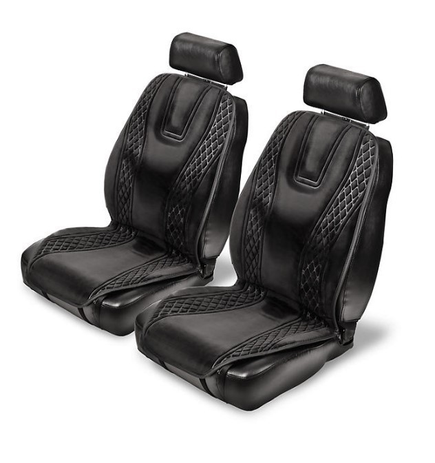 lot 198 image: NEW Monster Automatic Heated Car Seat Cushions 2-pk