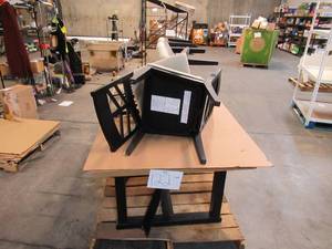 lot 122 image: Morrison 7-piece Dining Table Set - Some Wear and Minimal Damage