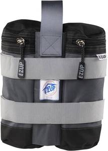 lot 300 image: NEW E-Z UP Fillable Weight Bag Set of 4, Holds up to 25 lbs. Each, Steel Gray