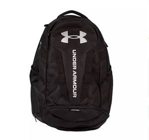 lot 291 image: NEW Under Armour UA Hustle 5.0 Backpack - Black