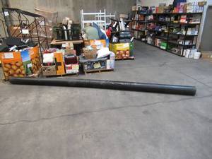 NEW Vinyl Tarp Roll -  Black / White Vinyl tarp - 9 oz. Lightweight Duty - 16.33 Ft by 110 Yards - (Roughly 5350 Sq Ft Coverage)