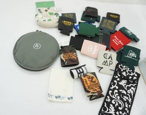 lot 31 image: Pampered Chef Tortilla Warmer, can koozies and other cloth bags