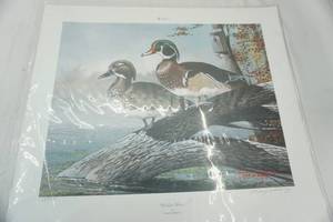 lot 65 image: Woodland Woodies Randall J. Raduenz. Print