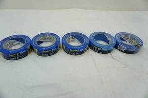 lot 158 image: Scotch blue tape 5 rolls